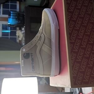 Brand New Custom vans size 10.5 tan